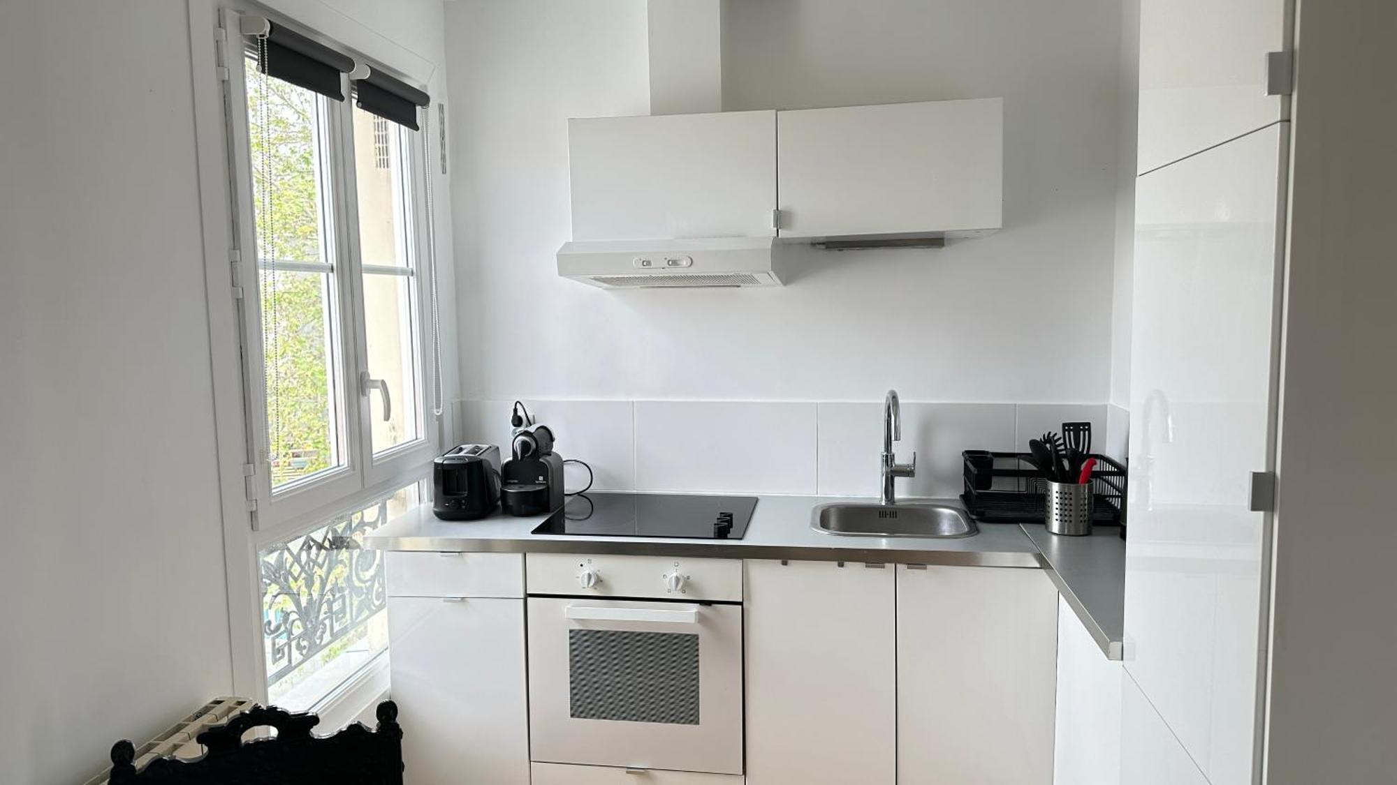 Appartement Charmant Studio Au Coeur Du 18E à Paris Extérieur photo